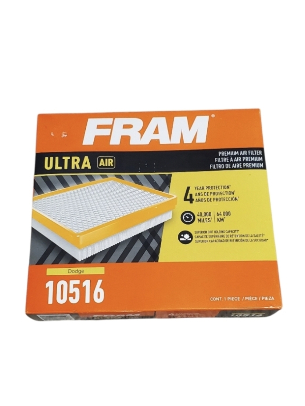 Fram Ultra Air Dodge Car Premium Air Filter 10516